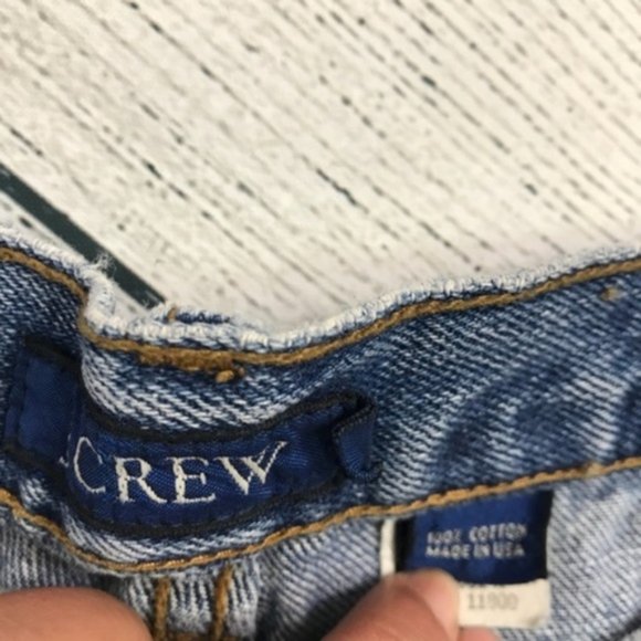 J. Crew Vintage High Waist Jeans Made in USA 100% Cotton Size 31 ins 31” - Picture 3 of 8